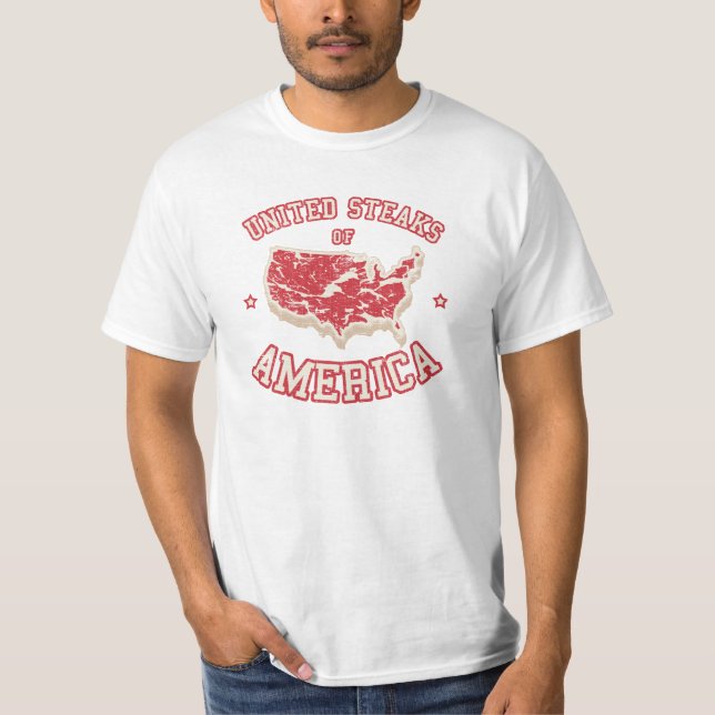 Camiseta Bifes unidos de América (Frente)