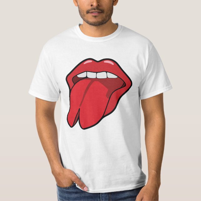 Camiseta Bifurcação da língua (rachar) (Frente)