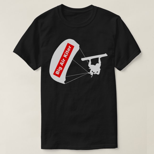 Camiseta Big air kiter Send it (Frente do Design)