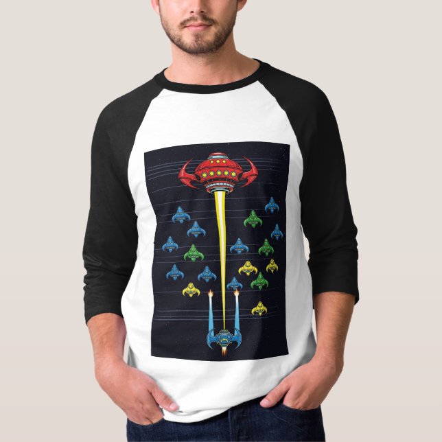 Camiseta Big Aliens Ship T-Shirt (Frente)