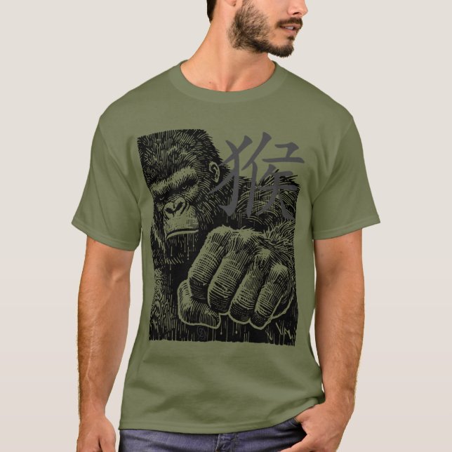 Camiseta Big Ape Fist Bump (Frente)