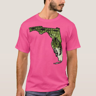 Camiseta Big Bass Pesca Estado Flórida Bass Fis