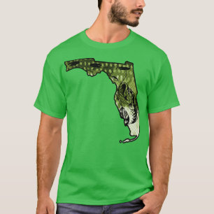 Camiseta Big Bass Pesca Estado Flórida Bass Fis