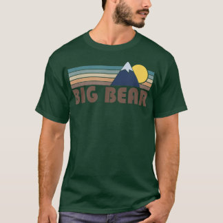 Camiseta Big Bear California Retro Mountain
