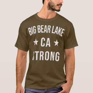 Camiseta Big Bear Lake CA Forte Vaga de Souvenir, Cidade Na