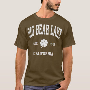 Camiseta Big Bear Lake California Vintage Shamrock Esportes