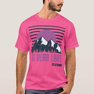 Camiseta Big Bear Lake Montanhas California Caminhando ao a