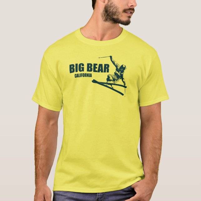 Camiseta Big Bear Mountain Resort California Skier (Frente)