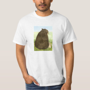 Camiseta Big Bear pouco t-shirt do coelho
