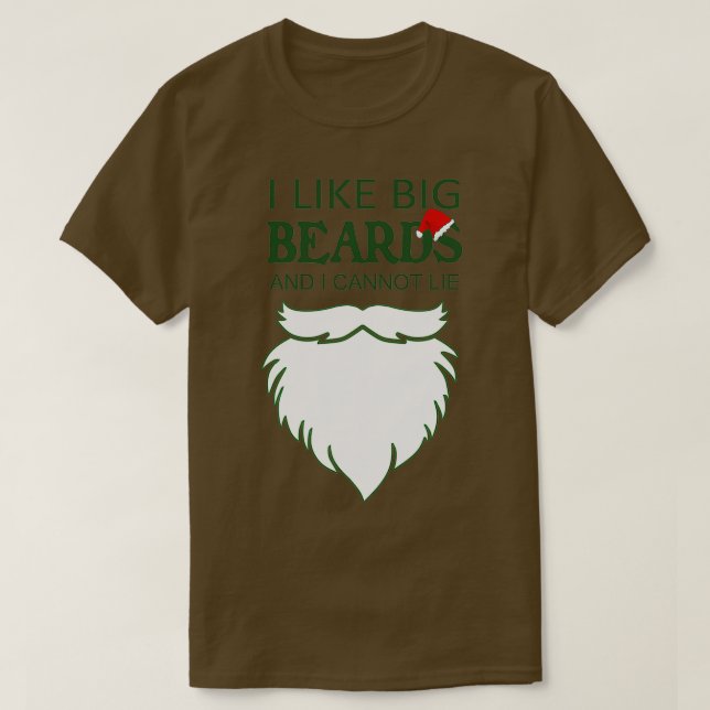 Camiseta Big Beard Papai noel Meme (Frente do Design)
