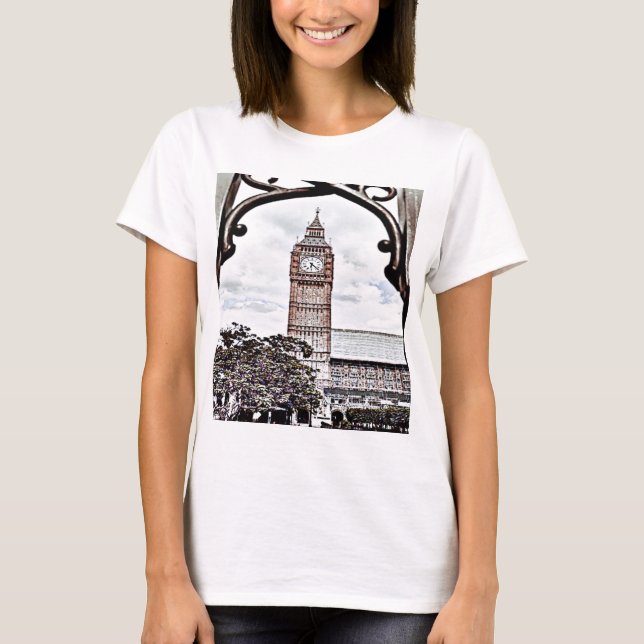 Camiseta Big Ben colorido (Frente)