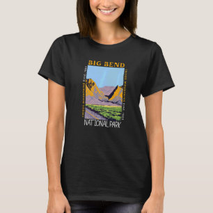 Camiseta Big Bend National Park Texas Chisos Mountain Vint