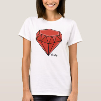 Camiseta Big Birthstone series –Ruby