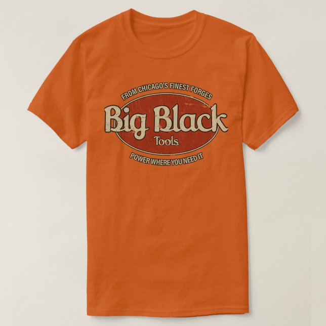 Camiseta Big Black Tools 1981 (Frente do Design)