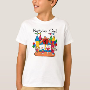 Camiseta Big Bonde Girl 4th Birthday T-shirts e presentes