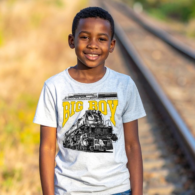 Camiseta Big Boy 4014 Steam Loco. Union Pacific Class 4000 (Big Boy 4014 Steam Loco. Union Pacific Class 4000. Boy Basic T-Shirt )