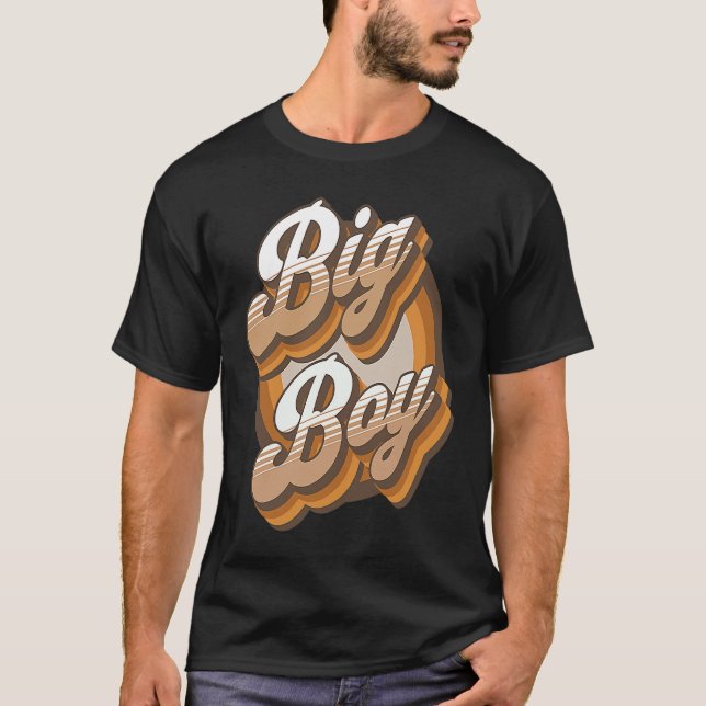 Camiseta BIG BOY Retro Cool Melanin vibe (Frente)