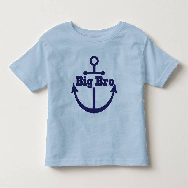 Camiseta Big Bro Anchor Náutico Brother Boys (Frente)