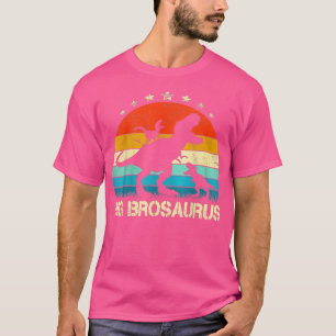 Camiseta Big Bro Dinosaur Big Brosaurus 2 Dois Crianças Chr