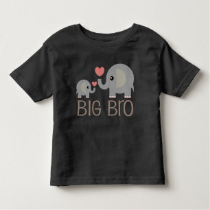 Camiseta Big Bro Elephant Brother Boys