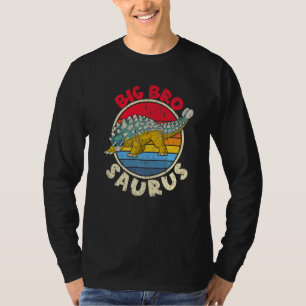 Camiseta Big Bro Surus I Ankylosaurus Dinosaur I Mães da fa