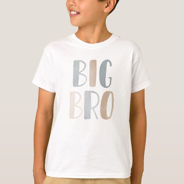 Camiseta Big Bro Typografia Brother T-Shirt (Frente)