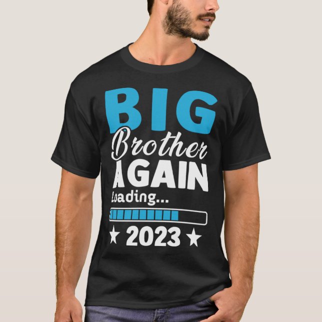 Camiseta Big Brother 2023 Loading Baby Announcement First T (Frente)
