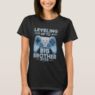 Camiseta Big Brother 2026 Leveling Gamer Gaming Pregnan