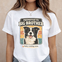 Camiseta Big Brother Announcement Dog Baby Reveal