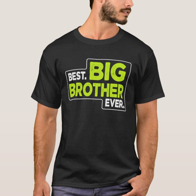 Camiseta Big Brother Best Big Brother Ever (Frente)