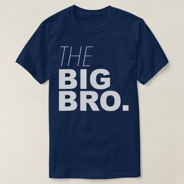Camiseta Big Brother Boys Para Crianças E Adultos - O Grand (Frente do Design)