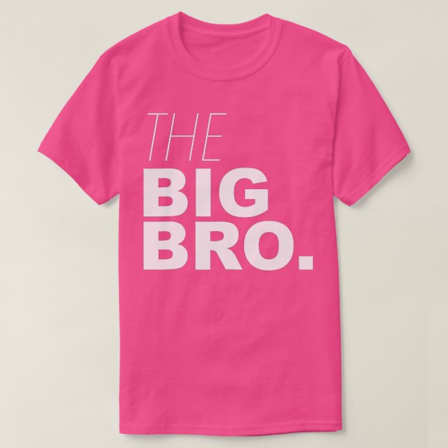 Camiseta Big Brother Boys Para Crianças E Adultos - O Grand (Frente do Design)
