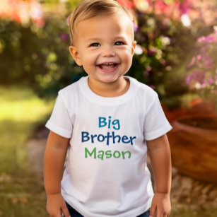 Camiseta Big Brother Colorful Monogramas Boys