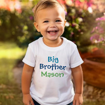 Big Brother Colorful Monogramas Boys