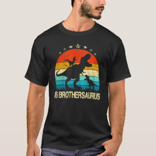 Camiseta Big Brother Dinossaur Big Brothersaurus 2 Duas Cri