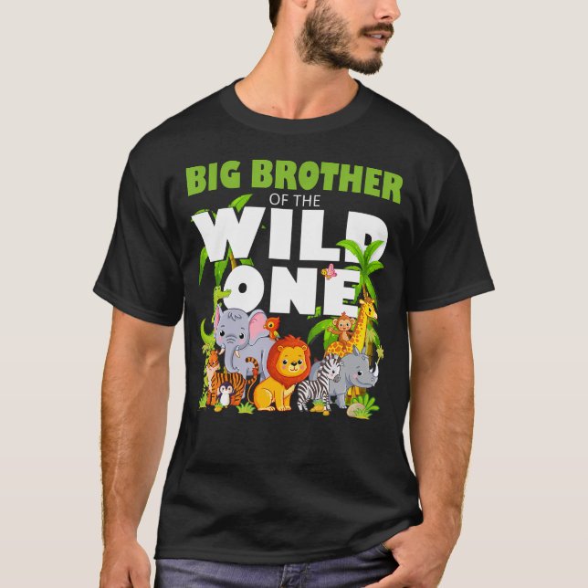 Camiseta Big Brother do Jardim Zoológico Selvagem, Safari A (Frente)