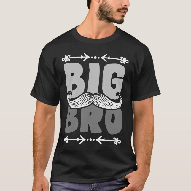 Camiseta Big Brother e Brother Partnerlook Big Bro (Frente)