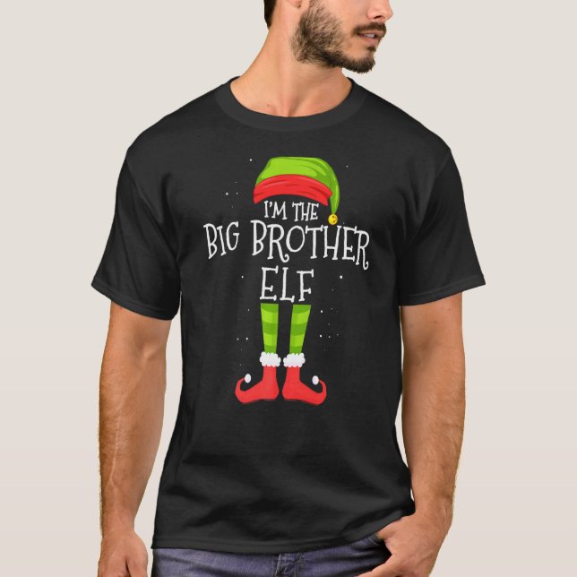 Camiseta Big Brother Elf Matando Família Grupo Natal Pa (Frente)
