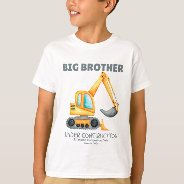 Camiseta Big Brother Em Construção Data Estimada 2024 (Frente)