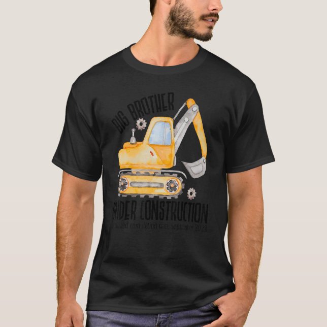 Camiseta Big Brother Em Construção Data Estimada Sept (Frente)