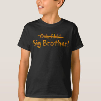 Camiseta Big brother (filho único cruzado para fora) bonito