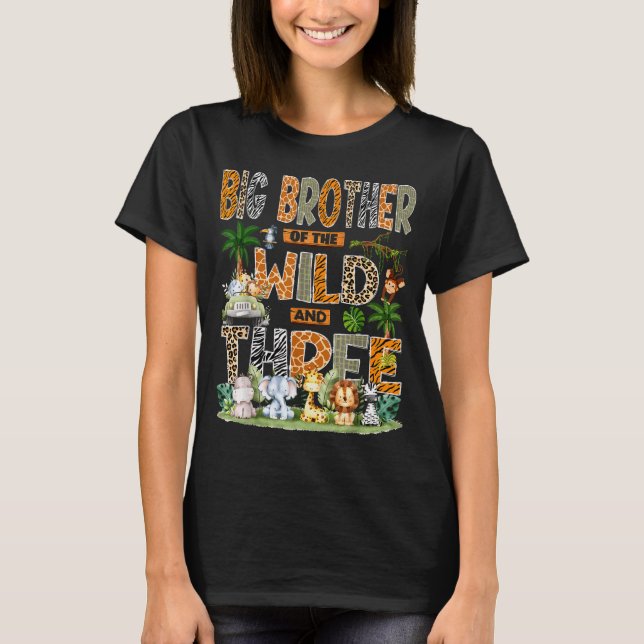 Camiseta Big Brother Of The Wild &amp; Three 3rd Birthday S (Frente)