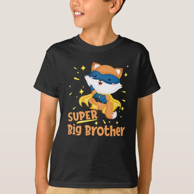 Camiseta Big Brother - Personagem de Super-Herói Grande Irm (Frente)