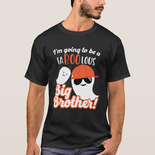Camiseta Big Brother Pregnancy Announcement Ghost Boys Hall (Frente)