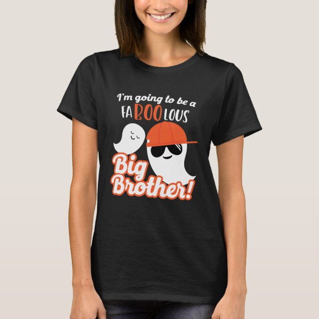 Camiseta Big Brother Pregnancy Announcement Ghost Boys Hall (Frente)