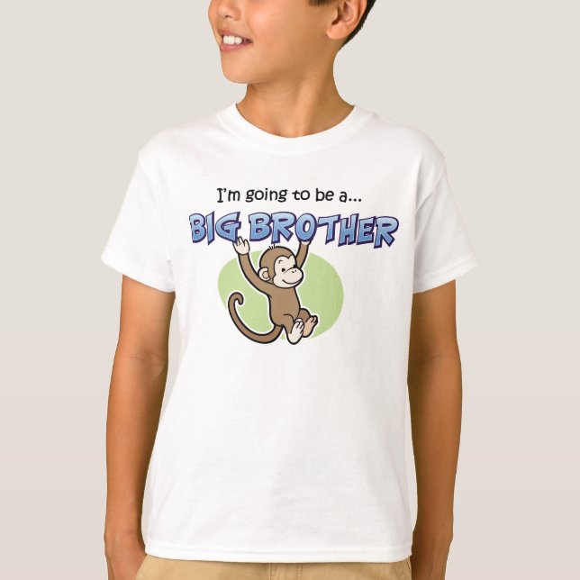 Camiseta Big Brother to Be Monkey (Frente)