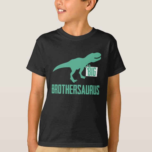 Camiseta Big Brothersaurus Anúncio do Big Brother Dino (Frente)