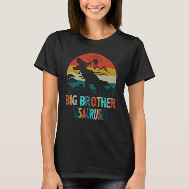 Camiseta Big Brothersaurus Rex Dinossaur Grande Irmão Surus (Frente)