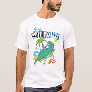 Camiseta Big Brothersaurus T Rex Brother Surus Family Vaca