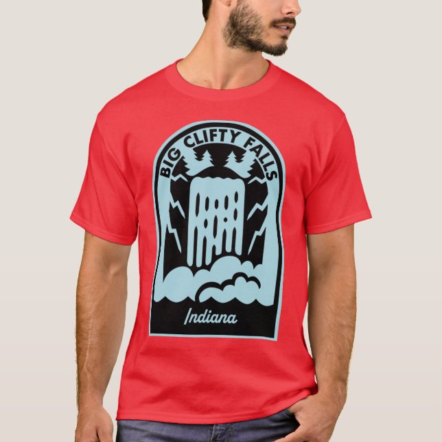 Camiseta Big Clifty Falls Indiana (Frente)